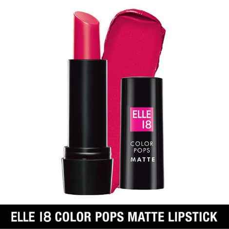 Buy Elle 18 Color Pop Matte Lip Color, Deep Pink, (4.3 g) - Purplle