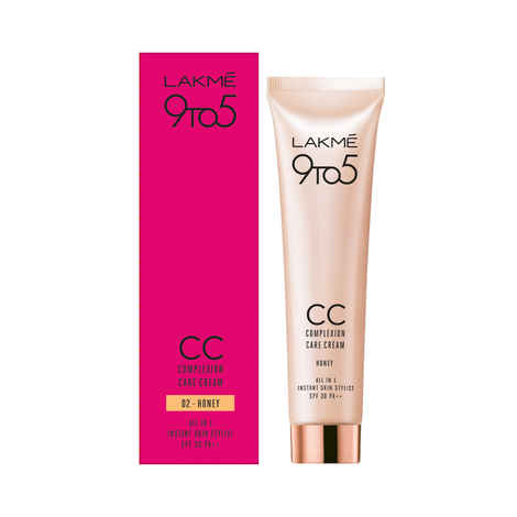 Buy Lakme 9 to 5 Complexion Care CC Cream, Honey (30 g) - Purplle