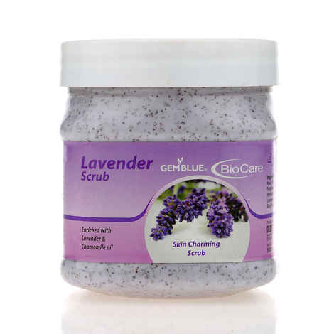 Buy GEMBLUE BioCare Lavender Face and Body Scrub - Purplle