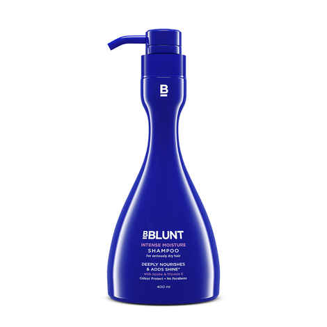 Buy BBLUNT Intense Moisture Shampoo for Seriously Dry Hair, with Jojoba and Vitamin E - 400ml - Purplle