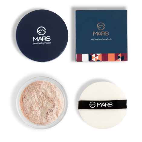 MARS Trend Setting Loose Powder | Lightweight & Long Lasting | Ultra fine Setting Powder for face Makeup (8 gm) (02-Banana)