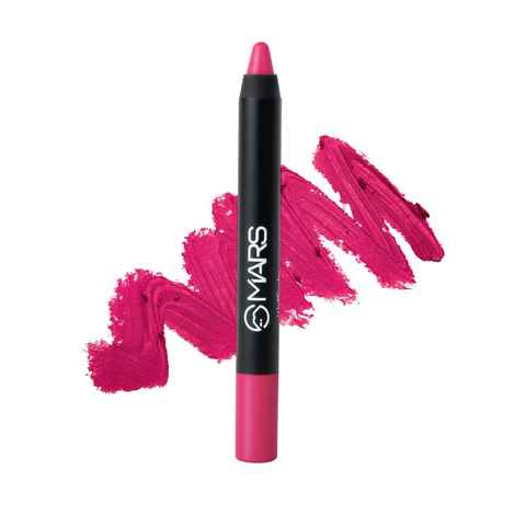 Buy MARS Won't Smudge Won't Budge Crayon Lipstick up to 12 Hours Stay | Matte Finish | Waterproof | Won't Smudge Won't Budge Lip Crayon (3.5 gm) (07-Let's Do It) - Purplle