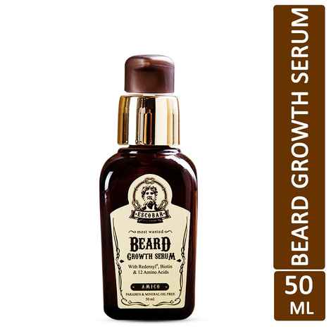 ESCOBAR Most Wanted Beard Growth Serum/ Redensyl, Biotin & 12 Amino Acids, 50ml