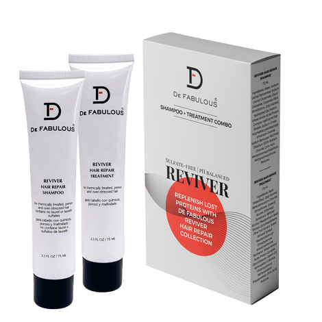 De Fabulous Reviver Shampoo & Treatment Combo Travel Pack, 75 ml each Combo
