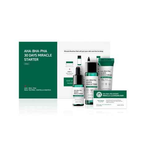 Buy SOME BY MI - AHA, BHA, PHA 30 Days Miracle Starter Kit - Purplle