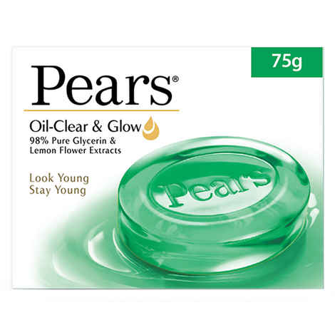 Buy Pears Oil Clear & Glow Soap Bar (75 g) - Purplle