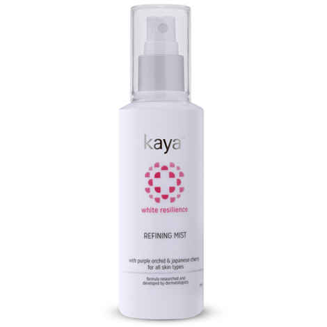 Buy Kaya White Resilience Refining Mist With Anti-oxidants Alcohol free face toner maintains pH for all skin types 100ml - Purplle