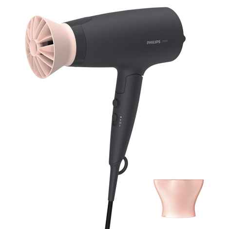 Buy Philips BHD356/10 Hair Dryer 2100 Watts Thermoprotect AirFlower Advanced Ionic Care 6 Heat & Speed Settings-Black - Purplle