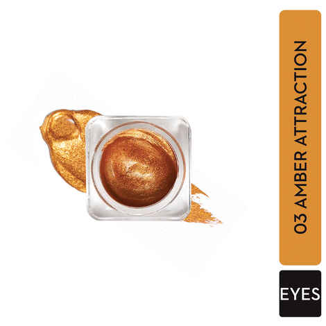 Buy SUGAR Cosmetics - Eye Love - Jelly Eyeshadow - 03 Amber Attraction - Longlasting, Gel Based Eyeshadow with a High Shiny Finish - Purplle