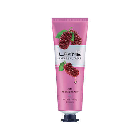 Lakme Hand & Nail Cream with Mulberry, Pentavitin and Almond Oil 30g