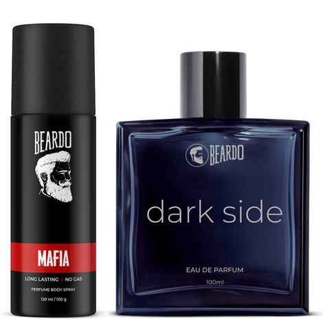 Buy Beardo Dark Side Eau de Parfum (EDP 100 ml) and Mafia Body Spray Perfume 100 ml pack of 2 - Purplle