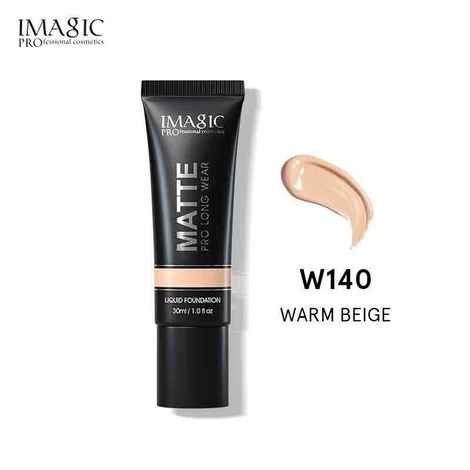 Buy IMAGIC PROfessional MATTE PRO’ LONG WEAR FOUNDATION FA128-W140 NETURAL HONEY - Purplle