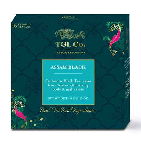 Buy TGL Assam Black Tea 16 Tea Bags - Purplle