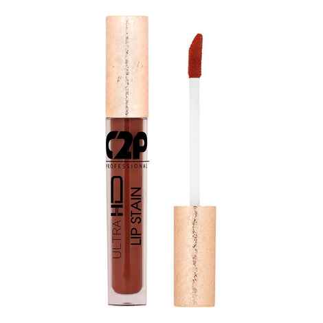 Buy C2P Pro Ultra HD Lip Stain Liquid Lipstick - Teak Trick 04 - Purplle
