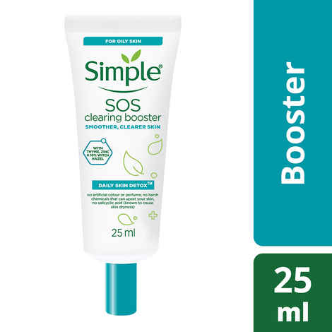 Buy Simple Daily Skin Detox SOS Clearing Booster 25 ml - Purplle