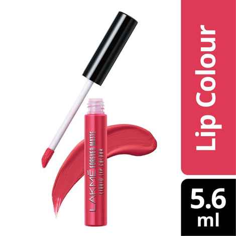 Buy Lakme Forever Matte Liquid Lip Colour - Coral Candy (5.6 ml) - Purplle