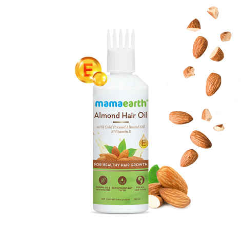 Buy Mamaearth Almond Hair Oil - Purplle