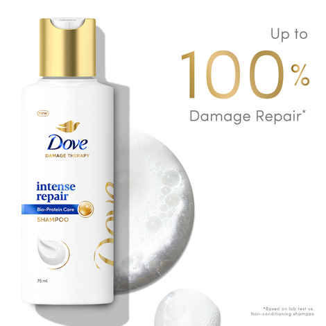 Buy Dove Intense Repair Shampoo, 80 ml - Purplle