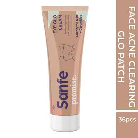Buy Sanfe Promise Under Eye Lightening & Glo Cream | 15gm | Coenzyme Q10 Ceramides | Under Eye Lightening Cream | Under Eye cream for dark circles | Eye cream for dark circles| Under eye cream - Purplle