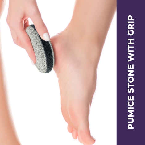 Buy Selfly Pumice Stone with Rubber for Foot Smoother and Massager | Pumice Stone For Body Scrub By Sanfe (Multicolor) Pumice Stone With Rubber | Pumice Stone For Foot Scrub With Rubber | Pumice Stone for Body Scrub With Rubber - Purplle