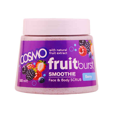 Cosmo Fruit Burst Scrub Berry Face & Body Scrub (500 ml)