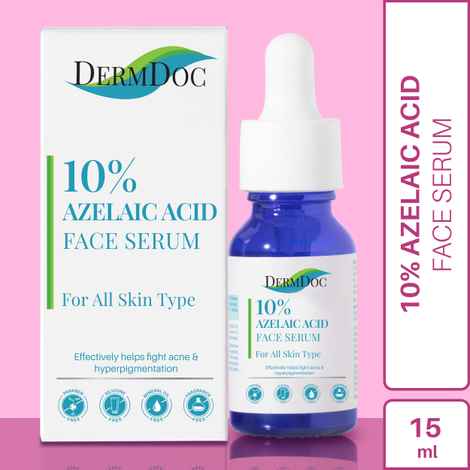 Buy DermDoc 10% Azelaic Acid Serum (15 ml) | serum for acne marks , blemish control serum , face serum for dark spots and uneven skin tone | paraben free , sulfate free - Purplle