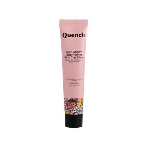 Buy Quench Botanics Mon Cherry Brightening Pink Clay Mask (25 ml) - Purplle