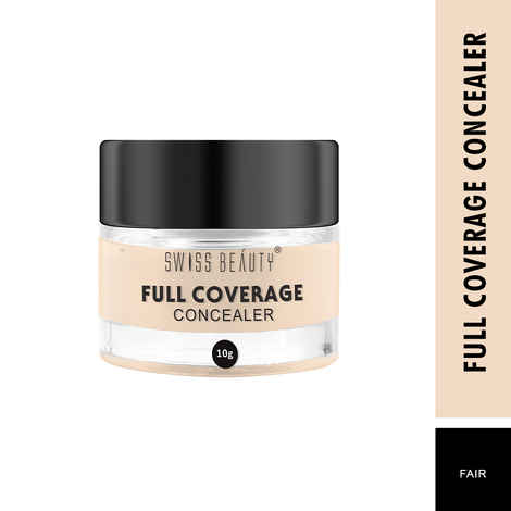 Buy Swiss Beauty Full Coverage Concealer Fair (10 gm) - Purplle
