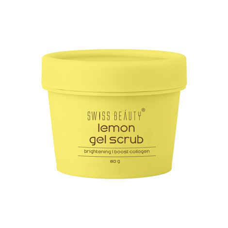 Buy Swiss Beauty Lemon Gel Scrub Lemon (80 g) - Purplle
