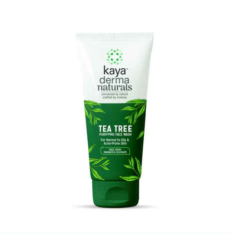 Buy Kaya Clinic Tea Tree Purifying Face Wash, with Niacinamide, Paraben & Sulphate free, Vegan, pH balanced, For normal, oily, acne-prone skin, 50 ml - Purplle