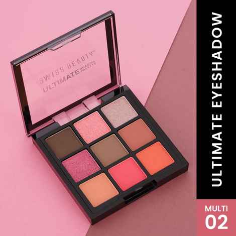 Buy Swiss Beauty Ultimate Eyeshadow Palette Kit - Multi-02 (9 g) - Purplle