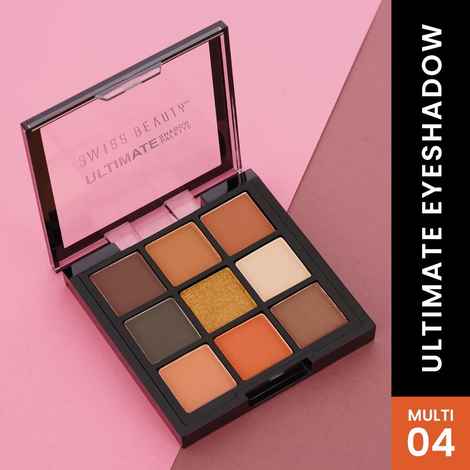 Buy Swiss Beauty Ultimate Eyeshadow Palette Kit - Multi-04 (9 g) - Purplle