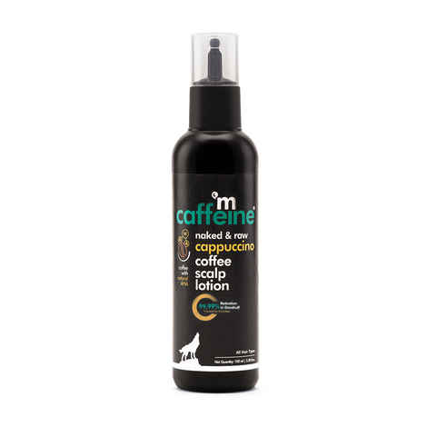 Buy mCaffeine Anti-Dandruff Cappuccino Coffee Scalp Lotion | Reduces Itchiness & Flakiness with Natural AHA and| For All Hair Types | 100ml - Purplle
