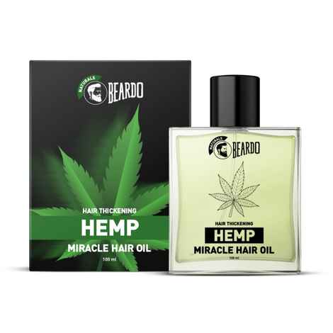 Beardo Hemp Daily Styling Hair Oil For Men, 100ml | Non-Sticky & Light | Pleasant Fragrance