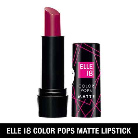 Buy Elle 18 Color Pop Matte Lip Color, W14, Berry Tea, 4.3 g - Purplle