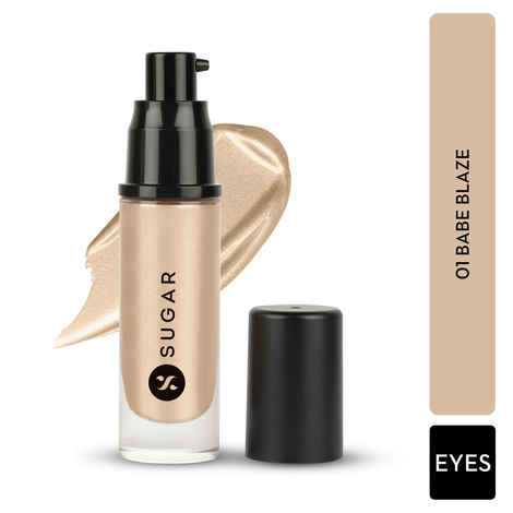 Buy SUGAR Cosmetics - Own The Light - Liquid Highlighter - 01 Babe Blaze (Champagne Gold) - Waterproof, Illuminating Highlighter for Women with Matte Finish - Purplle