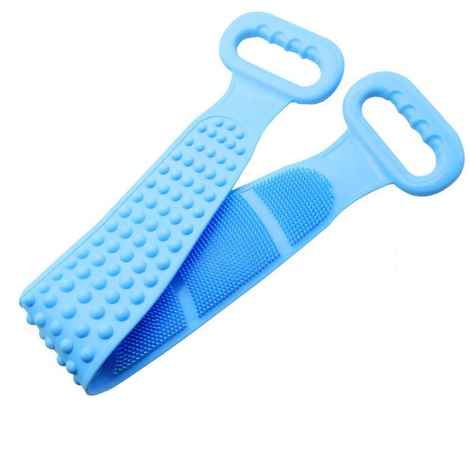 Buy Favon Bath Brush Bathing Belt Body Wash Brush Back Scrubber Body Washer For Dead Skin Removal For Unisex (Multicolor) (100 Gms) - Purplle