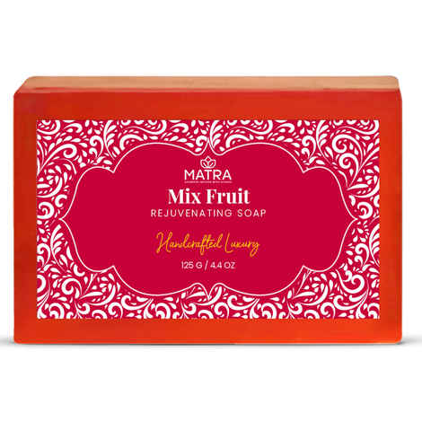 Buy Matra Mix Fruit Handmade Soap | Natural Rejuvenating Soap | All Skin Types | 125 g - Purplle
