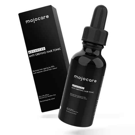 Mojocare Anti Grey Hair & Beard Tonic - 30ml | With Darkenyl | Hair Serum for Grey Hair | Reduces Grey Hair