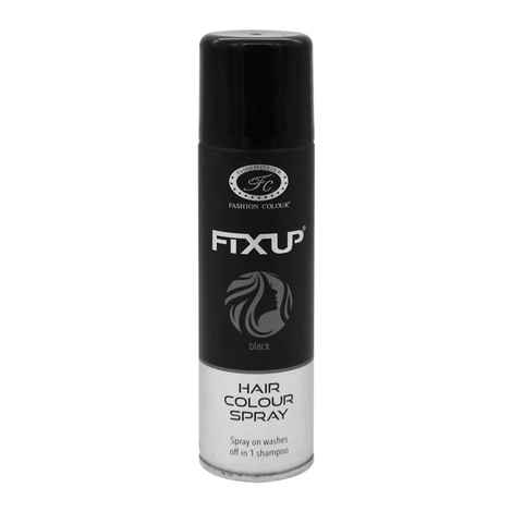 Buy FASHION COLOUR HAIR COLOUR SPRAY - BLACK - Purplle