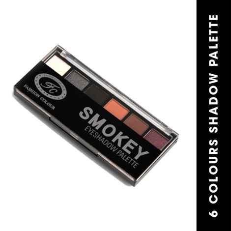 Buy FASHION COLOUR EYESHADOW PALETTE 6 COLOURS - 3 - Purplle