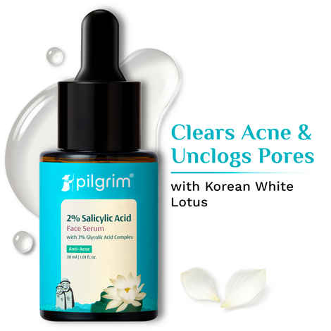 Buy Pilgrim Salicylic Acid & Niacinamide Oil Control Serum, 30 ml - Purplle