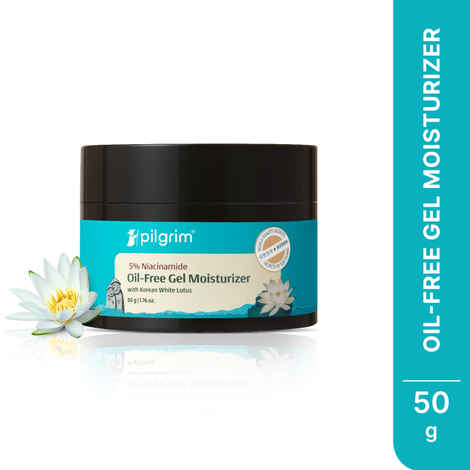 Pilgrim Oil-free Gel Moisturiser with Hyaluronic Acid and Willow bark, 50 gm