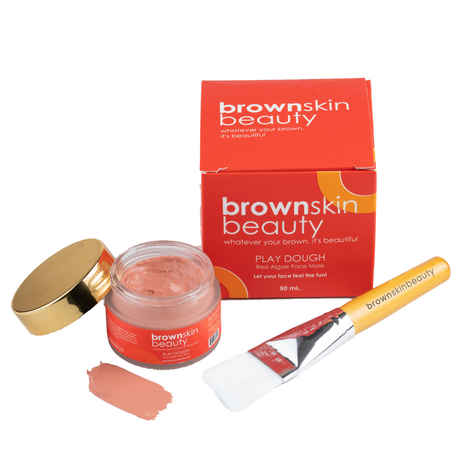 BrownSkin Beauty Play Dough Algae Face Mask (with Free Applicator)