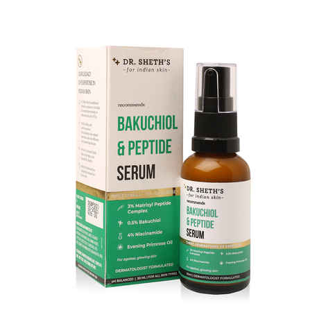 Buy Dr. Sheth's Bakuchiol & Peptide Serum (30 ml) - Purplle