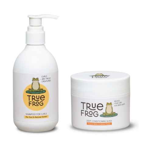 Buy True Frog Shampoo for Curls and Deep Conditioning Mask - Purplle