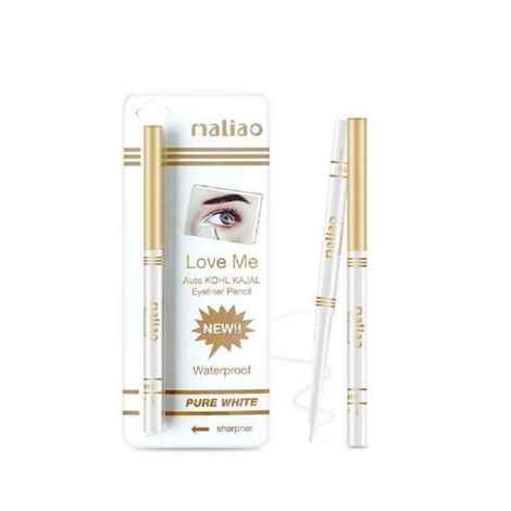 Buy MALIAO PROFESSIONAL PURE WHITE AUTO KOHL KAJAL EYELINER PENCIL M192 - Purplle
