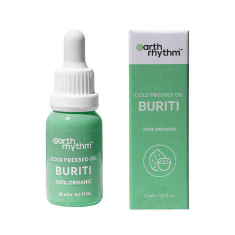 Buy Earth Rhythm Buriti Cold Pressed Facial Oil | Repairs, Nourishes, Moisturizes | for Dry Skin | Men & Women - 15 ML - Purplle