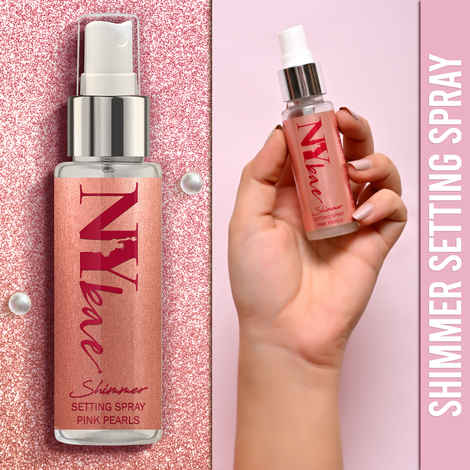 Buy NY Bae Shimmer Setting Spray (30 ml) | Pink Diamond | Pink Shimmer | Dewy Finish | All Skin Types | Hydrating | Sets Makeup | Long lasting | Travel Friendly - Purplle