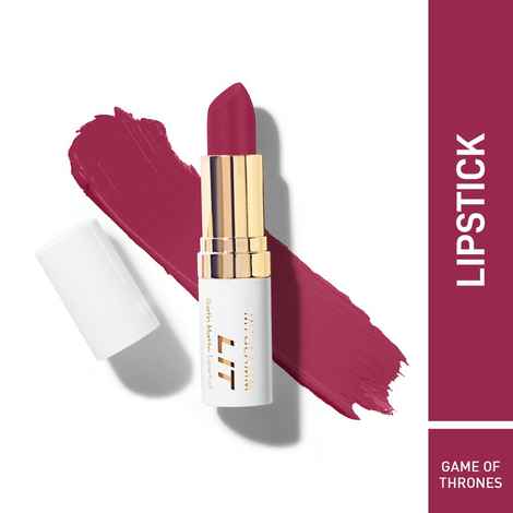Buy MyGlamm LIT Satin Matte Lipstick-Game Of Thrones-4.5gm - Purplle